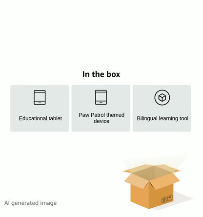 LEXIBOOK, Paw Patrol, Educational Bilingual Interactive Learning Tablet, Toy to learn alphabet letters numbers words spelling and music, English/French, Blue, JCPAD002PAi1