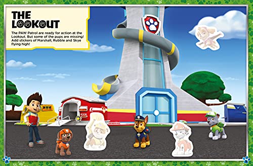 Paw Patrol: Meet the Pups Sticker Activity: With over 50 BIG stickers! A fun illustrated sticker book for children aged 3, 4, 5 based on the Nickelodeon TV Series
