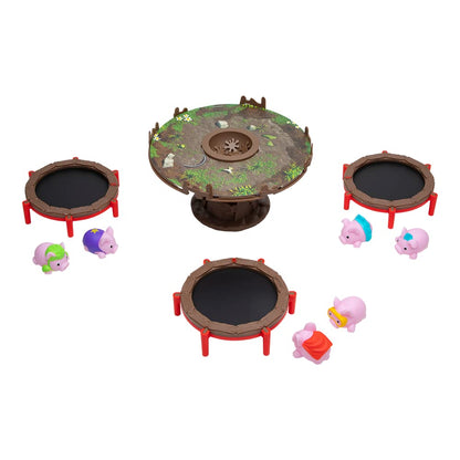 PlayMonster Pigs On Trampolines | Fun Kids Game With Bouncing Pigs | Fast-Paced Family Game | For Ages 6+