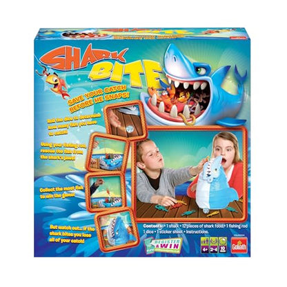 Shark Bite: Save Your Catch Before He Snaps! | Family Fun Fishy Board Game | Kids Action Games | For 2-4 Players | Ages 4+