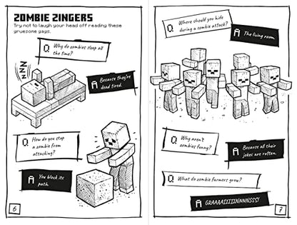 Minecraft Joke Book: An official illustrated Minecraft children’s joke book – The perfect Christmas stocking filler for funny kids who are into video games aged 7, 8, 9, 10 and 11!