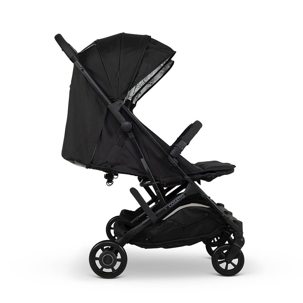 Cosatto Yo Double Stroller, Twin Baby Pushchair, Lightweight Compact Fold, Birth to 22kg, UPF 100+, Free Raincover (Foxed)