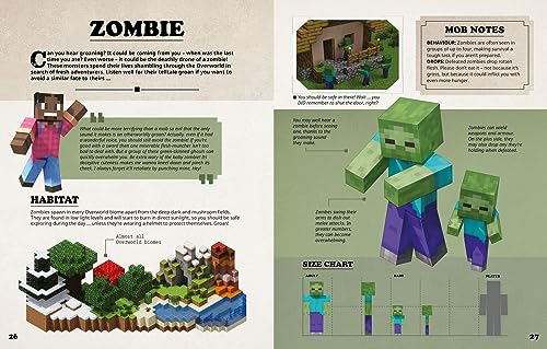 Minecraft Mobspotter’s Encyclopedia: The official guide to explore the best-selling video game of all time. Perfect for kids, teens and gaming fans to explore online worlds.