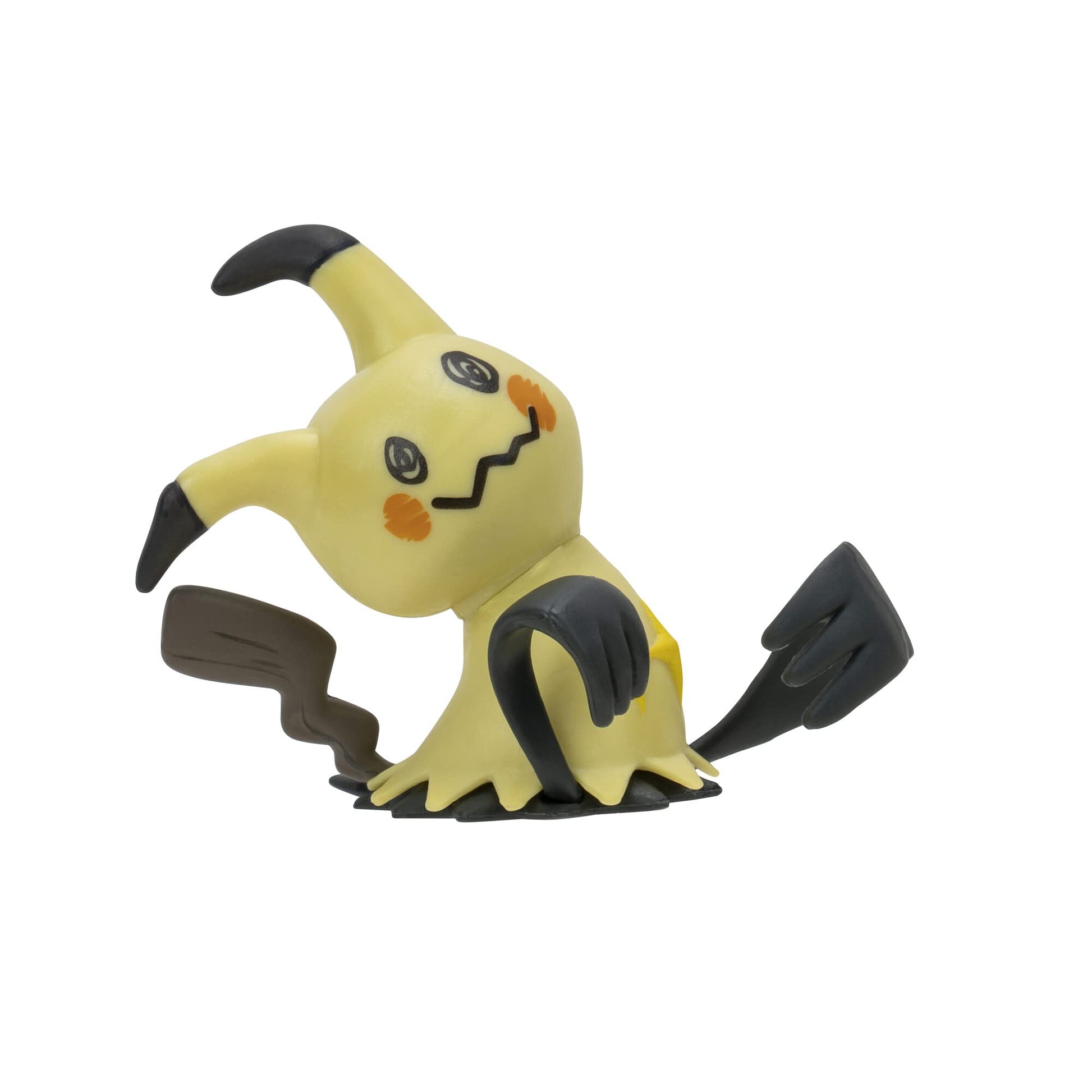 Pokémon Battle Figure 6 Pack featuring 2-inch Pikachu, Squirtle, Charmander, Bulbasaur, Mimikyu, and Toxel.
