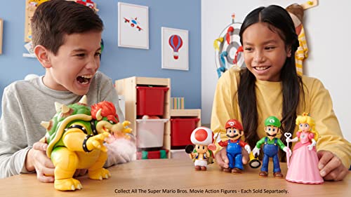 Super Mario Bros Movie Van Playset by Jakks Pacific featuring Mario figure, warp pipe, transforming vehicle, and movie scene details.