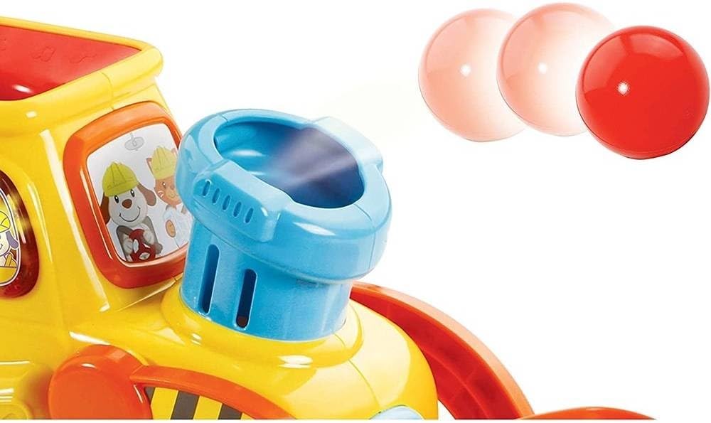VTech POP and Drop Digger, Educational Push Along Digger for Toddler, Toy Gift for 12 Months to 2 3 Years Boys and Girls. English Version