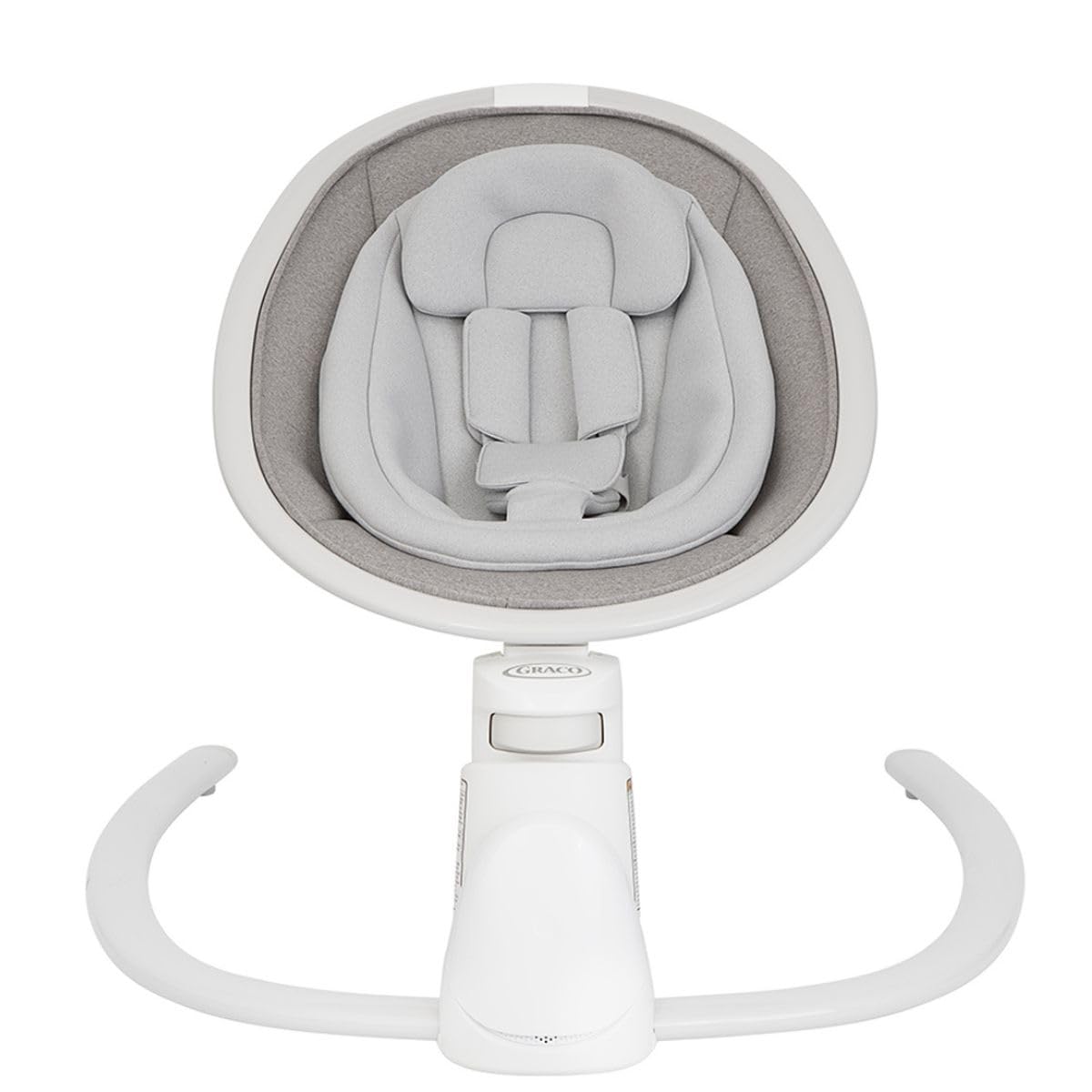 Graco Sway 'n Grow Bluetooth soother with swaying motions, vibration, music, height adjust, suitable for infants to toddlers.