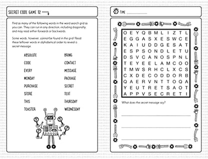 Secret Code Games for Clever Kids®: More than 100 secret agent and spy puzzles to boost your brainpower