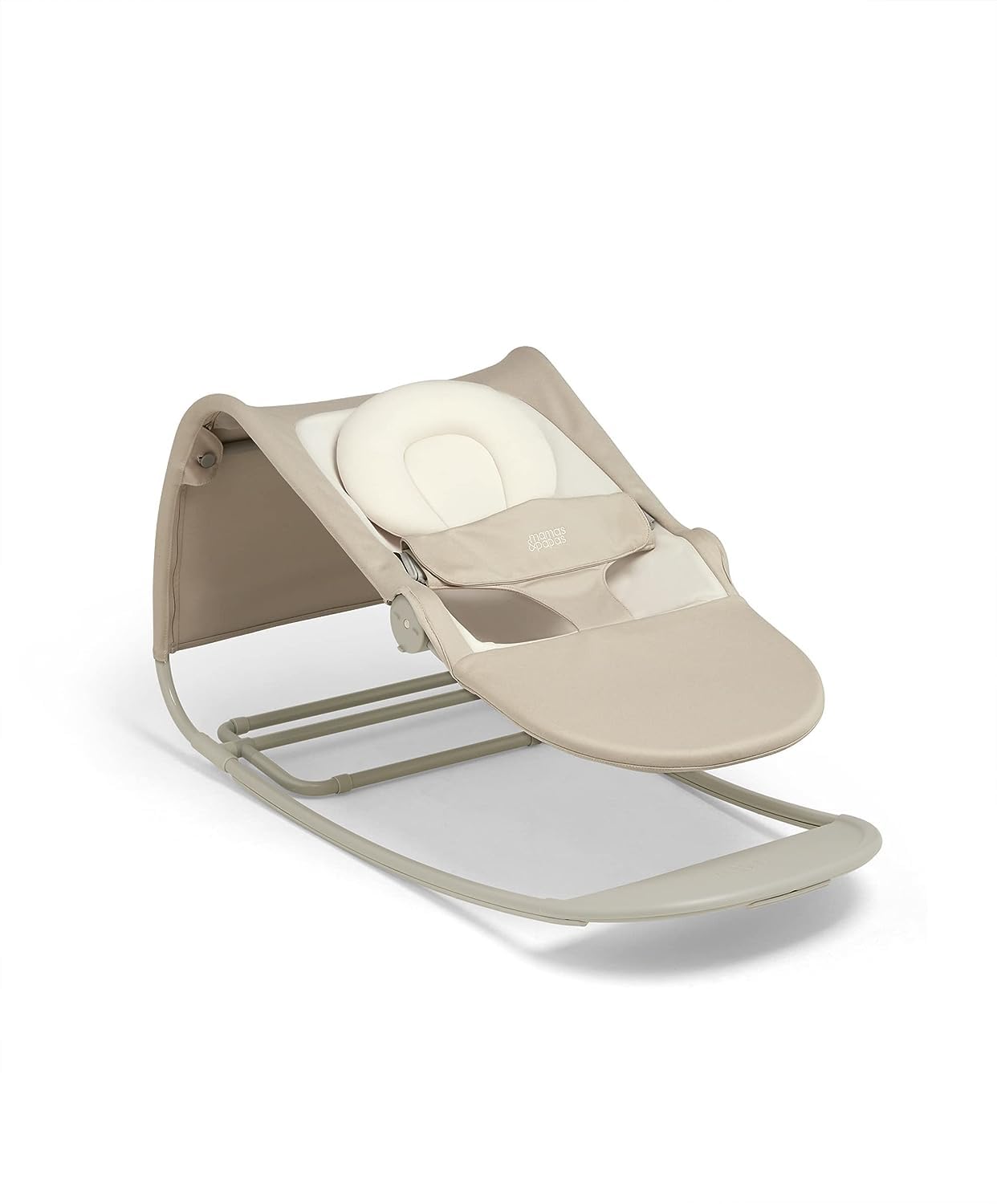 Mamas & Papas Tempo 3-in-1 Rocker/Bouncer, Lightweight, 3-Point Harness and Easily Removable Magnetic Toy Bar, Sand