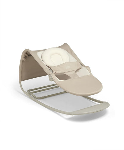 Mamas & Papas Tempo 3-in-1 Rocker/Bouncer, Lightweight, 3-Point Harness and Easily Removable Magnetic Toy Bar, Sand