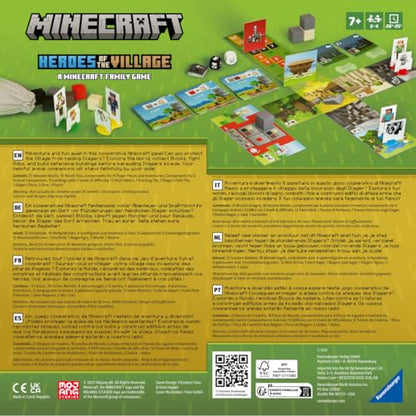Ravensburger Minecraft Heroes of the Village Board Game for Kids Age 6 Years Up - 2 to 4 Players for Boys and Girls