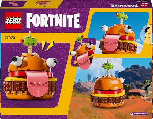 LEGO Fortnite Durrr Burger set featuring collectible character figures and building pieces for creative play.