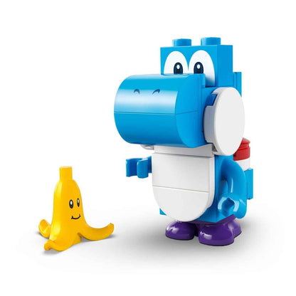 LEGO Super Mario Yoshi Bike Set with Mario character figure, building toy for kids 7+, ideal for independent play and birthdays