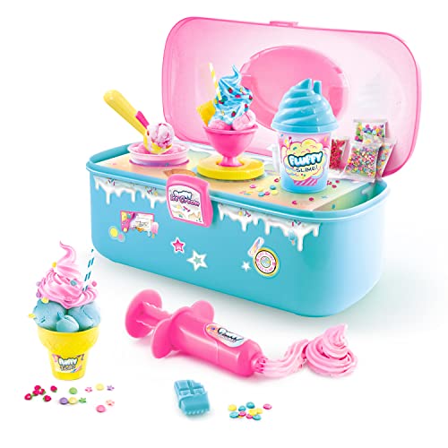 Canal Toys So Slime DIY fluffy slime kit with scented slime, shakers, powders, decorations, and storage case for children aged 6+