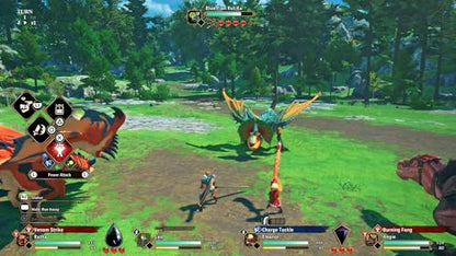 Capcom Monster Hunter Stories 3: Twisted Reflection PlayStation 5 game cover art with colorful fantasy artwork and game title.