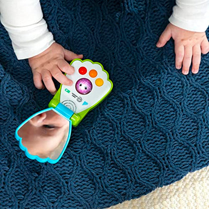 Baby Einstein Ocean Explorers shell-shaped musical toy phone for babies 6 months and up, with colorful ocean-themed design.