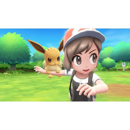 Nintendo Pokémon Let’s Go, Pikachu! Nintendo Switch game cartridge with colorful cover art featuring Pikachu and other Pokémon.