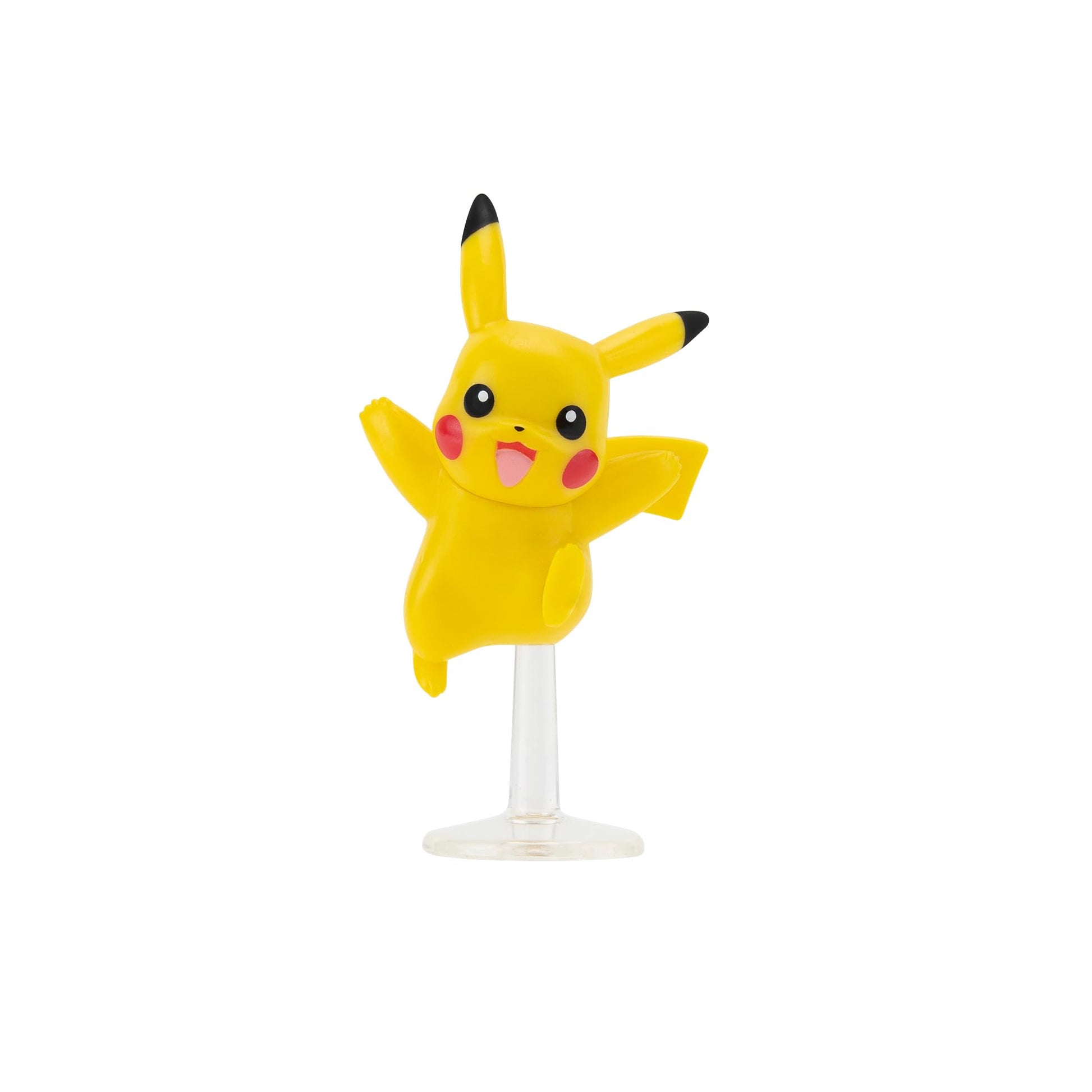 Pokémon Paldea Battle Figure 4 Pack featuring 2-inch Pikachu, Fuecoco, Sprigatito, and Quaxly figures on display.