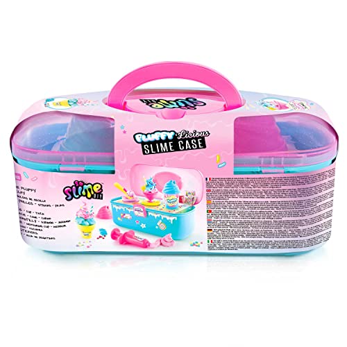 Canal Toys So Slime DIY fluffy slime kit with scented slime, shakers, powders, decorations, and carrying case for children aged 6+