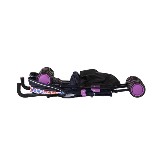 Daisy Chain Zipp Twin Max Dolls Pushchair – Adjustable handles from 76-82cm. For ages 4,5,6,7,8 or 9 years. (Rainbow Hearts)
