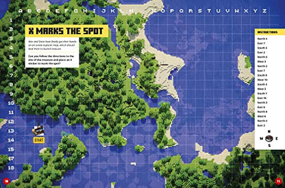 Minecraft Sticker Adventure: Treasure Hunt: A brand-new official sticker book containing hours of fun for kids
