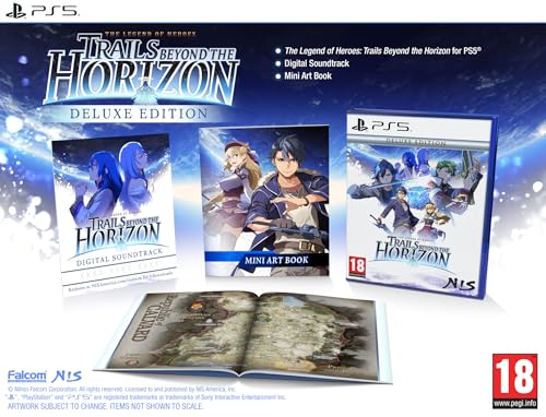The Legend of Heroes Trails Beyond the Horizon Deluxe Edition game case for PS5 with artwork and branding from NIS America.