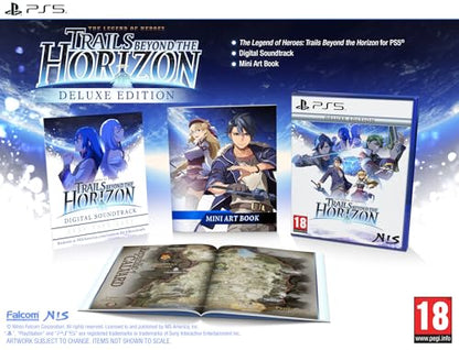 The Legend of Heroes Trails Beyond the Horizon Deluxe Edition game case for PS5 with artwork and branding from NIS America.
