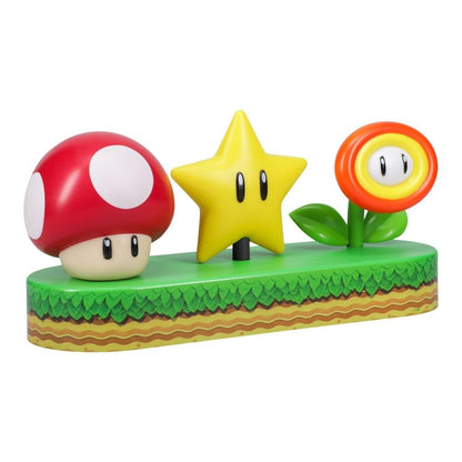 Super Mario Icon Light - Officially Licensed Mario Brothers Free Standing Desk Light, Gaming Room Decor and Merchandise for Boys and Girls, Nightlight Gift Accessory for Bedroom| Paladone
