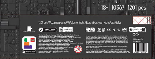 LEGO Icons Balrog Book Nook featuring Gandalf the Grey minifigure and dragon figure, perfect for bookshelf decor.