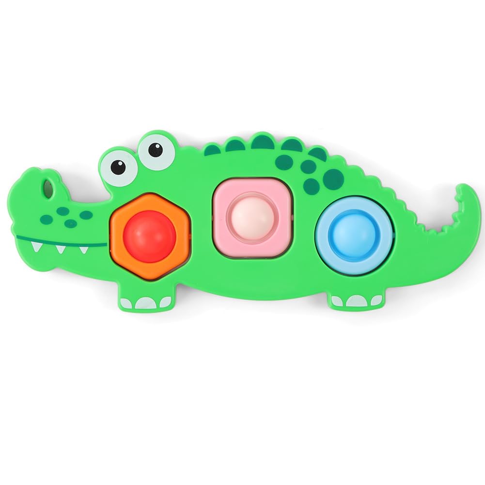 AYESY fidget popper sensory toy featuring colorful airplane design, stress relief bubbles, suitable for toddlers and autism therapy.