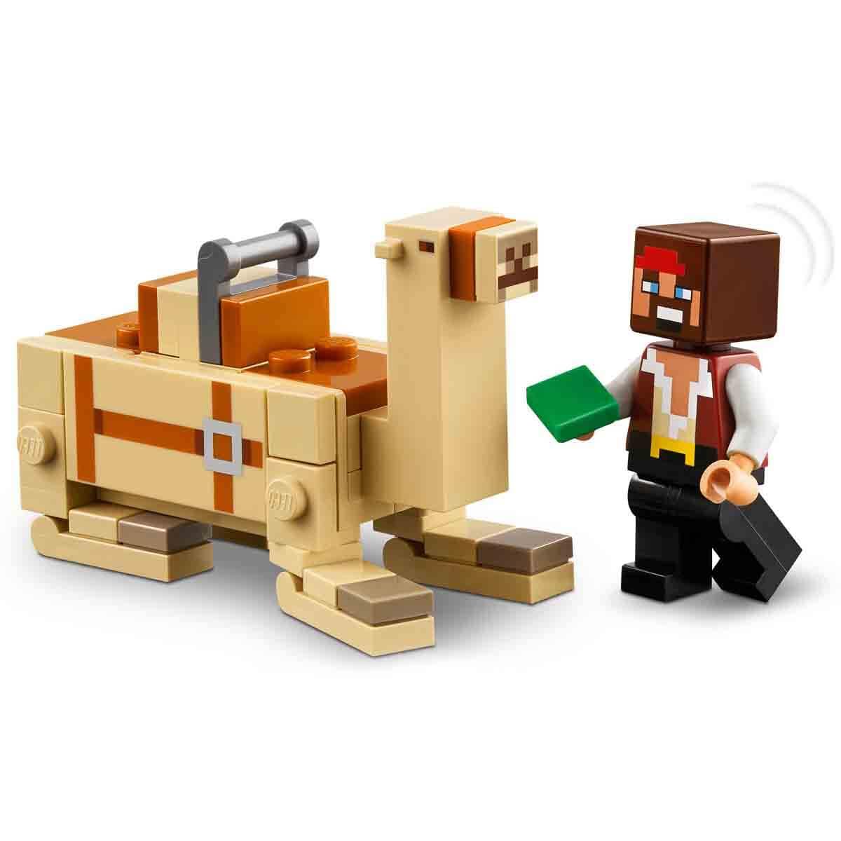 LEGO Minecraft The Pirate Ship Voyage - Boat Toy with 2 Pirates & 2 Animal Figures, plus Accessories incl. a Sword & Map - Gamer Gift for 8+ Year Old Boys and Girls 21259