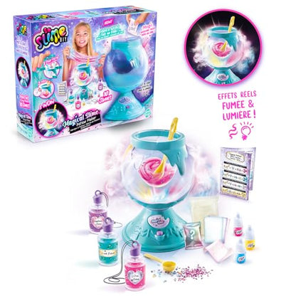 Canal Toys So Slime Magic Potion Factory slime making kit with smoke and light effects for children 6+ in colorful packaging.