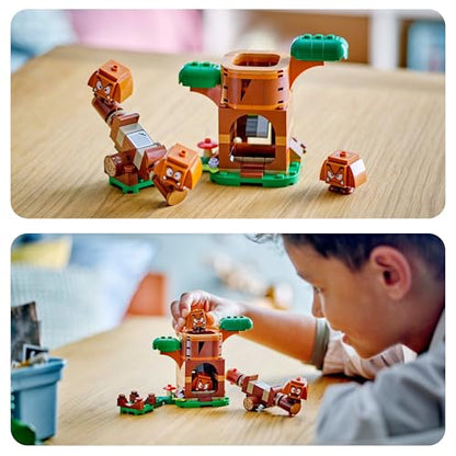 LEGO Super Mario Goombas’ Playground Set, Nintendo Collectible for Kids, Adventure Toy Playset, Buildable Seesaw, 3 Figures, Gift for 7 Plus Year Old Boys, Girls and Fans, 71433