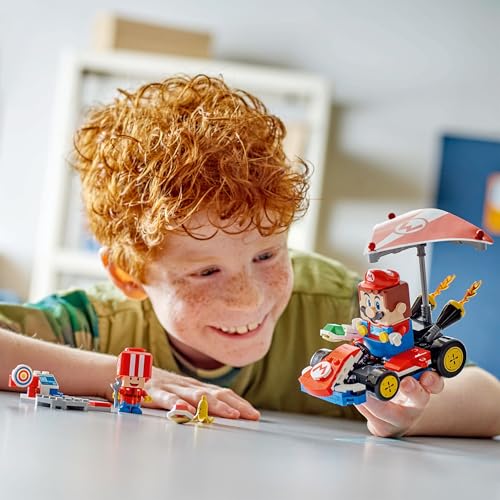LEGO Super Mario Mario Kart Standard Kart toy set with Toad figure, perfect for kids ages 7 and up, for creative play and birthday gifts.