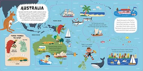 Lonely Planet Kids My First Lift-the-Flap World Atlas: Interactive Kids' Atlas with 40 Flaps, Fun Facts, Search-and-Find Games & Giant Pull-Out Map