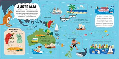 Lonely Planet Kids My First Lift-the-Flap World Atlas: Interactive Kids' Atlas with 40 Flaps, Fun Facts, Search-and-Find Games & Giant Pull-Out Map