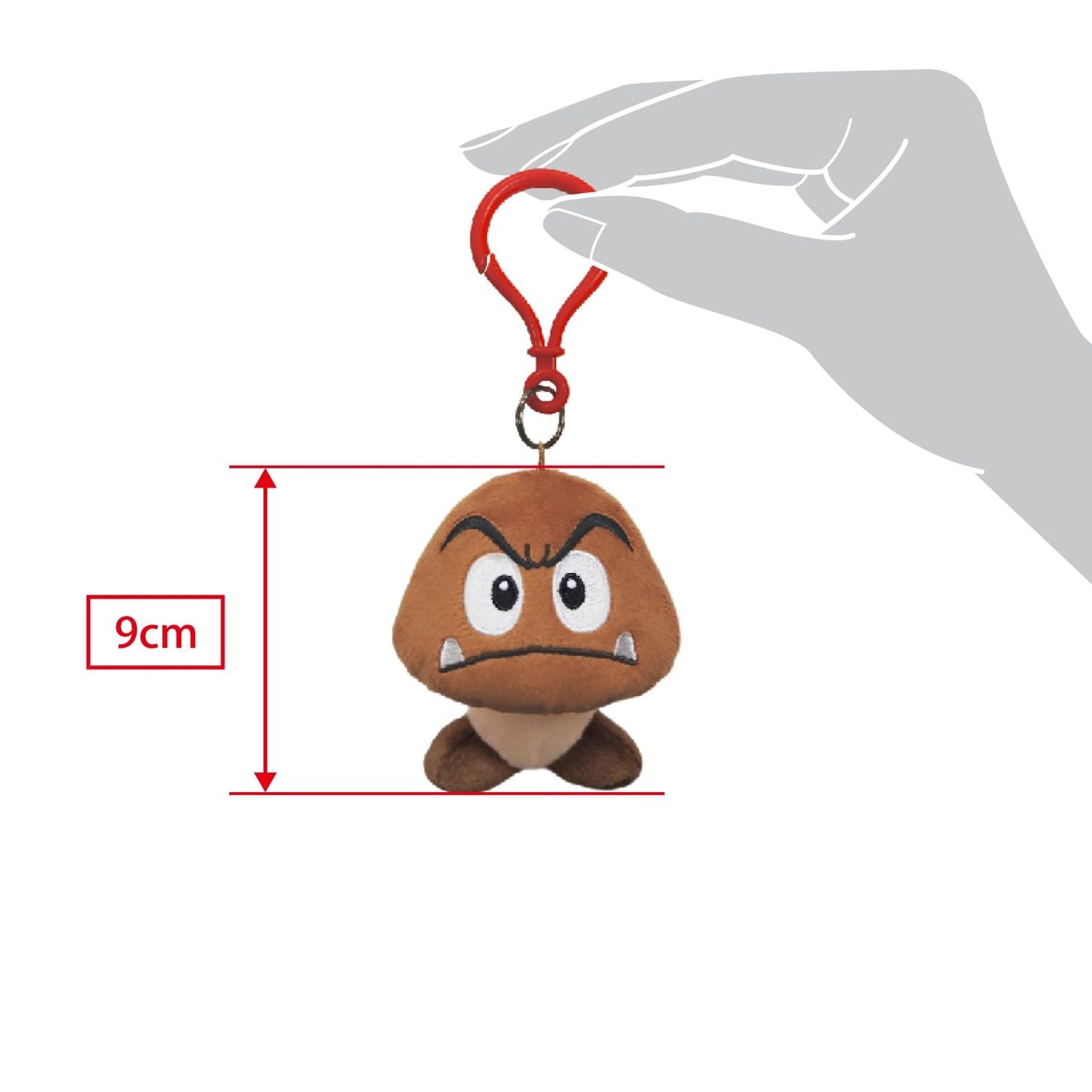 San-Ei - Goomba Keychain - Nintendo licensed