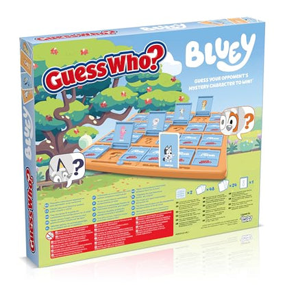 Winning Moves Bluey Guess Who? Classic Guessing Board Game for Families and Bluey Fans great gift for ages 6 plus