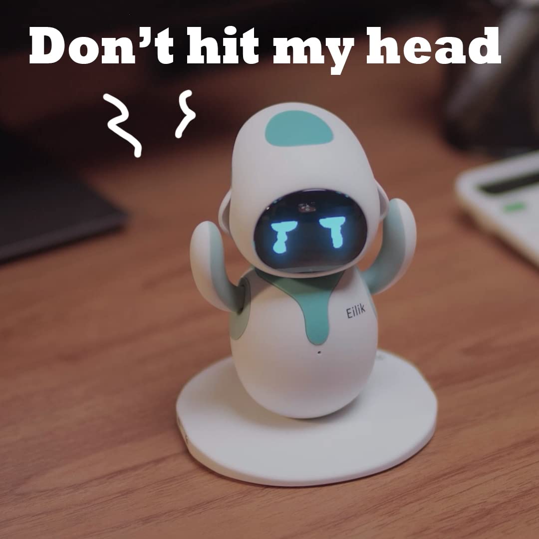 Energetic ENERGIZE LAB Eilik cute robot pet toy showing colorful design and expressive features, perfect for kids' interactive play.