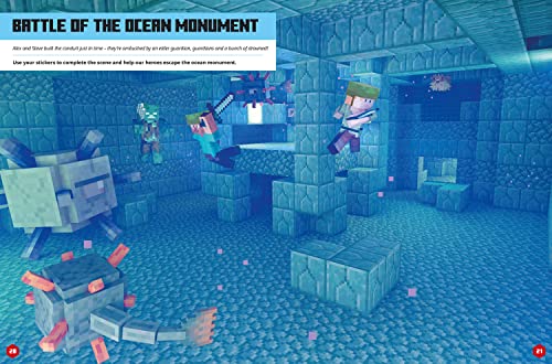 Minecraft Sticker Adventure: Treasure Hunt: A brand-new official sticker book containing hours of fun for kids