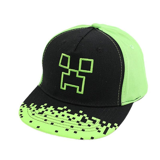 FASHION YO boys cotton baseball cap featuring Minecraft design, perfect for outdoor sunny days, suitable for ages 3 and up.