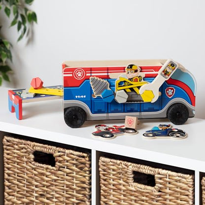 Melissa & Doug PAW Patrol Match & Build Mission Cruiser | Wooden Toy for kids | Build & Assemble Developmental Toy | 3 and Above | Gift for Boys or Girls | FSC-Certified Materials