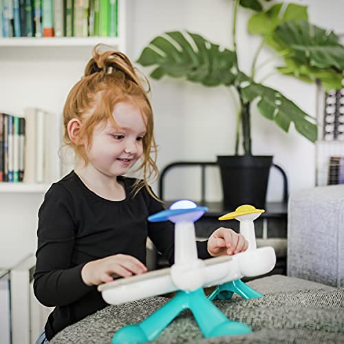 Baby Einstein Together in Tune Drums toddler musical toy with wireless wooden drums for ages 12 months and up.