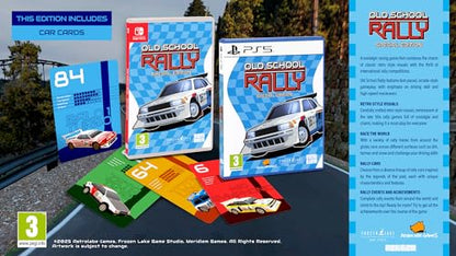 Old School Rally Special Edition game for Nintendo Switch by MDM Meridiem Games, featuring vintage-inspired cover art.