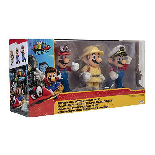 Nintendo Super Mario Odyssey multi-pack featuring colorful game cases and characters from the Super Mario series.