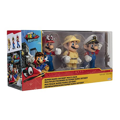 Nintendo Super Mario Odyssey multi-pack featuring colorful game cases and characters from the Super Mario series.