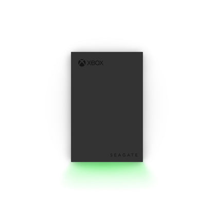 Seagate Game Drive for Xbox 2TB, External Hard Drive Portable, USB 3.2 Gen 1, Black with built-in green LED bar, Xbox Certified, Data Rescue Services (STKX2000403)