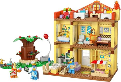 LEGO Bluey: Bluey's Family House Toy - Modular Playset with Multiple Rooms, a Garden, 4 Minifigures & Fun Accessories - Birthday Gift for 4+ Year Old Girls & Boys or TV Show Fans - 11203