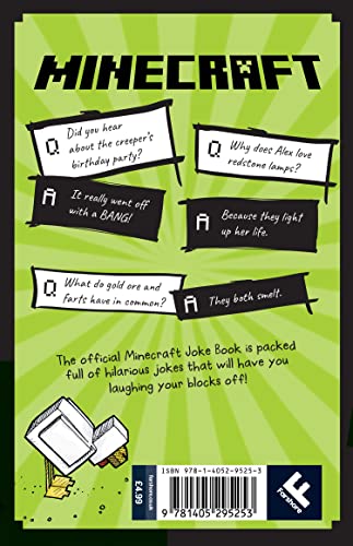 Minecraft Joke Book: An official illustrated Minecraft children’s joke book – The perfect Christmas stocking filler for funny kids who are into video games aged 7, 8, 9, 10 and 11!