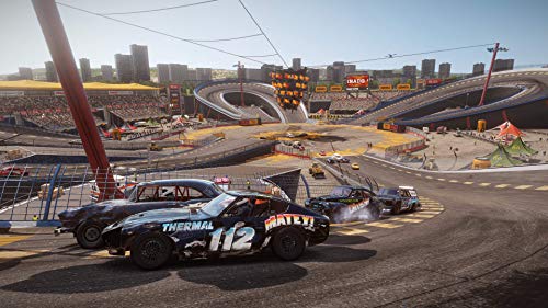 Wreckfest PS5 game by THQ Nordic showing a racing car in a demolition derby scene on the cover art.